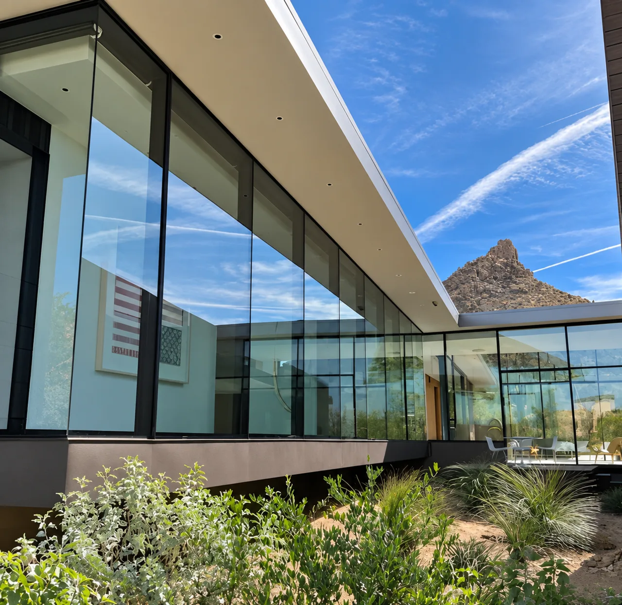 Expansive glazing
